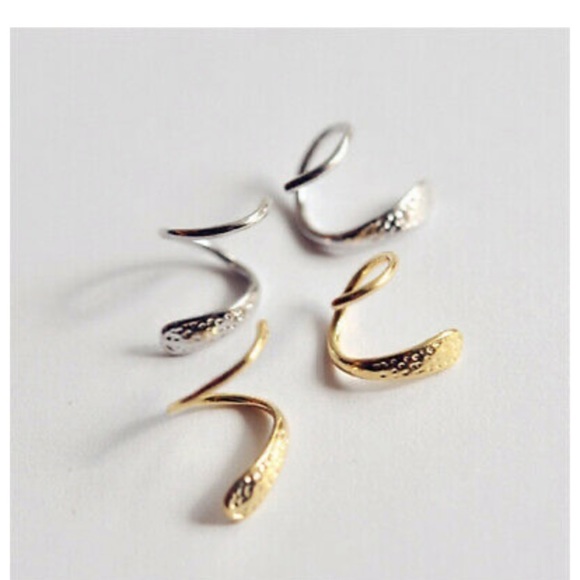 NEW Sterling silver/18k gold plated earrings - Picture 6 of 8